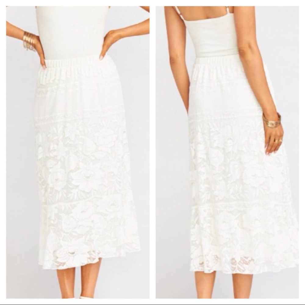 SHOW ME YOUR MUMU LACE SKIRT KELLEN
